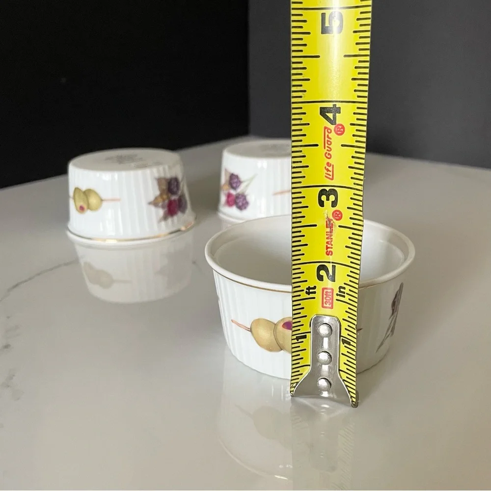 SET of 3 Evesham Ramekins by Royal Worcester